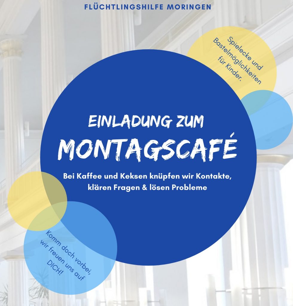 Ausschnitt des Flyers Montagscafé