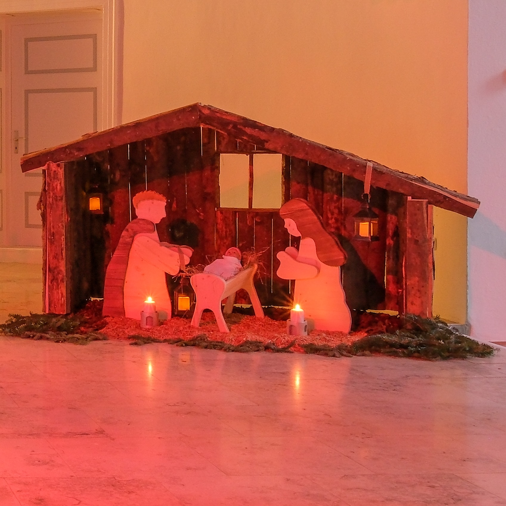 Gottesdienst mit Krippeneinweihung