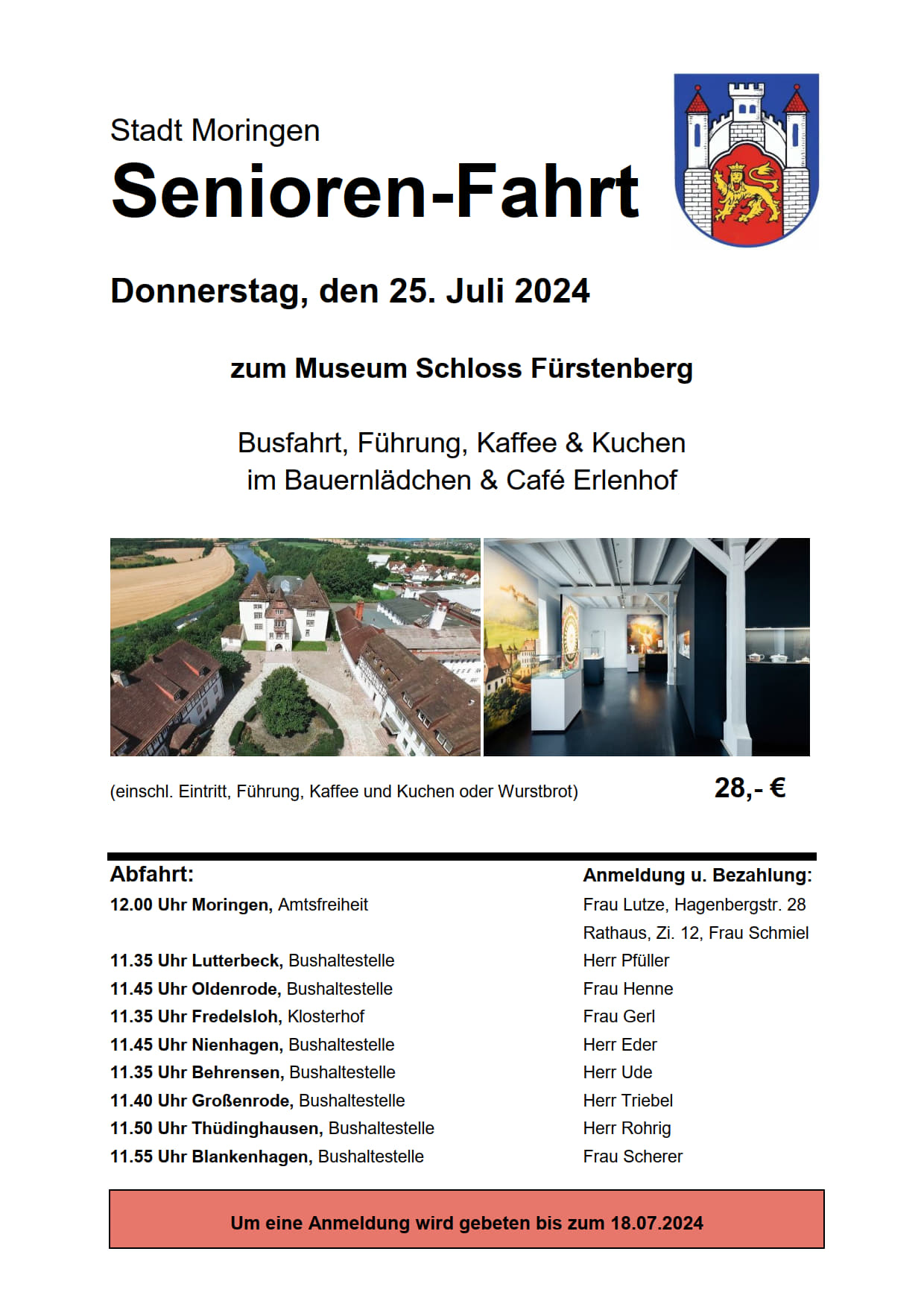 Senioren-Fahrt Moringen