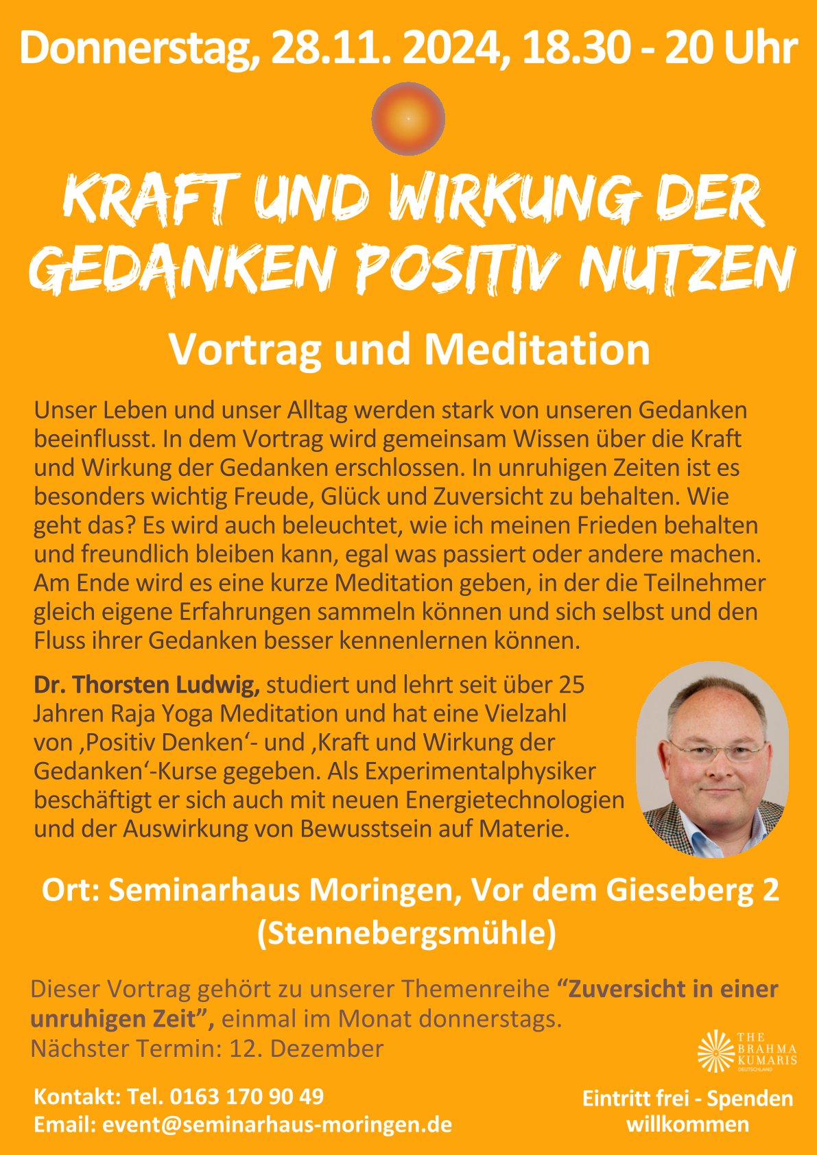 Kraft und Wirkung der Gedanken positiv nutzen