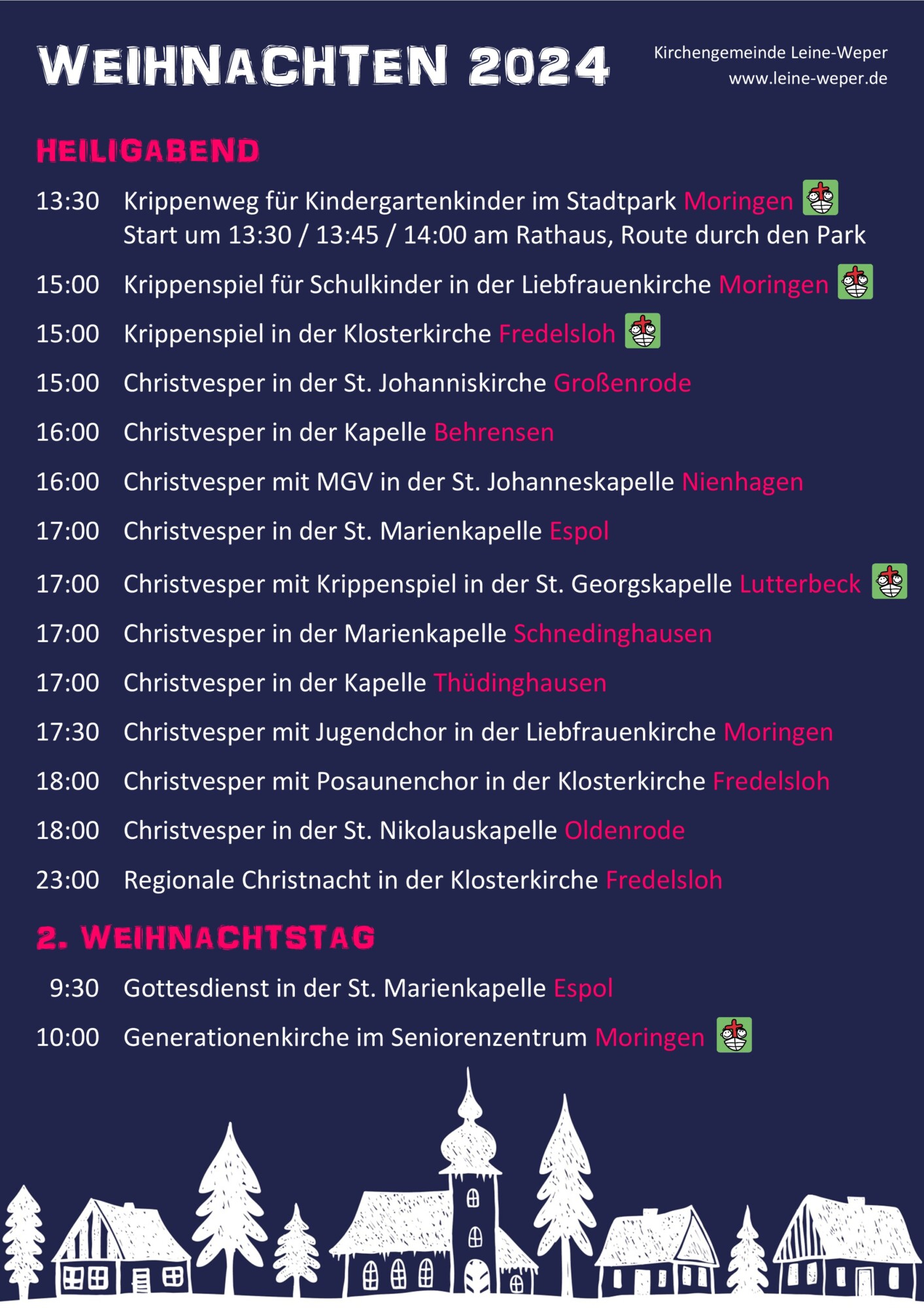 Regionale Christnacht