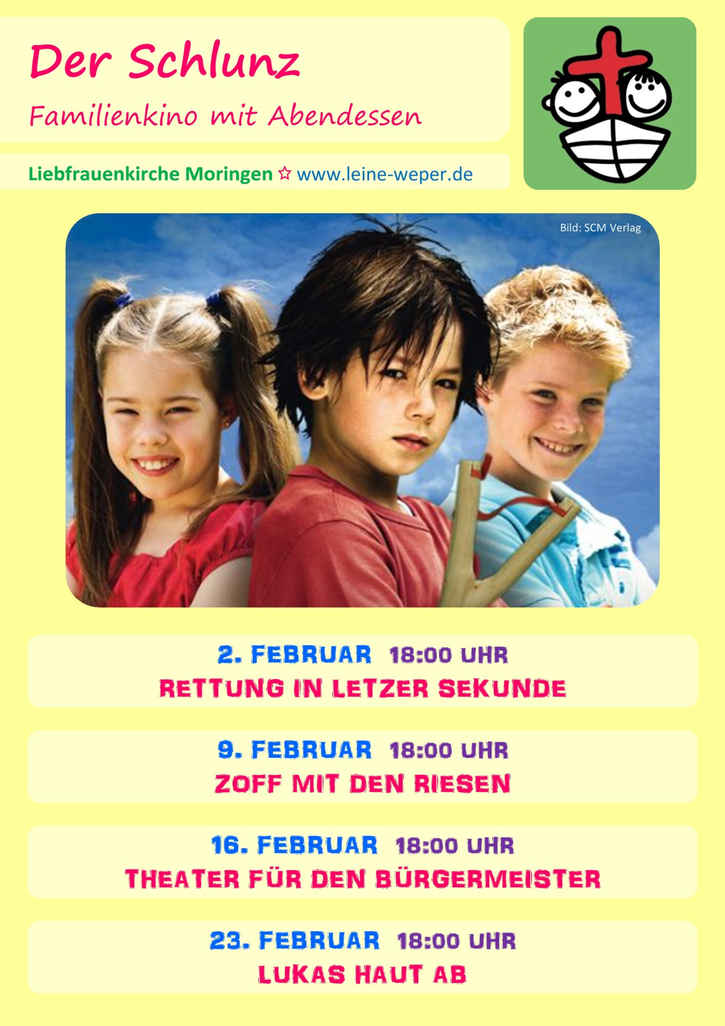 Familienkino mit Abendessen