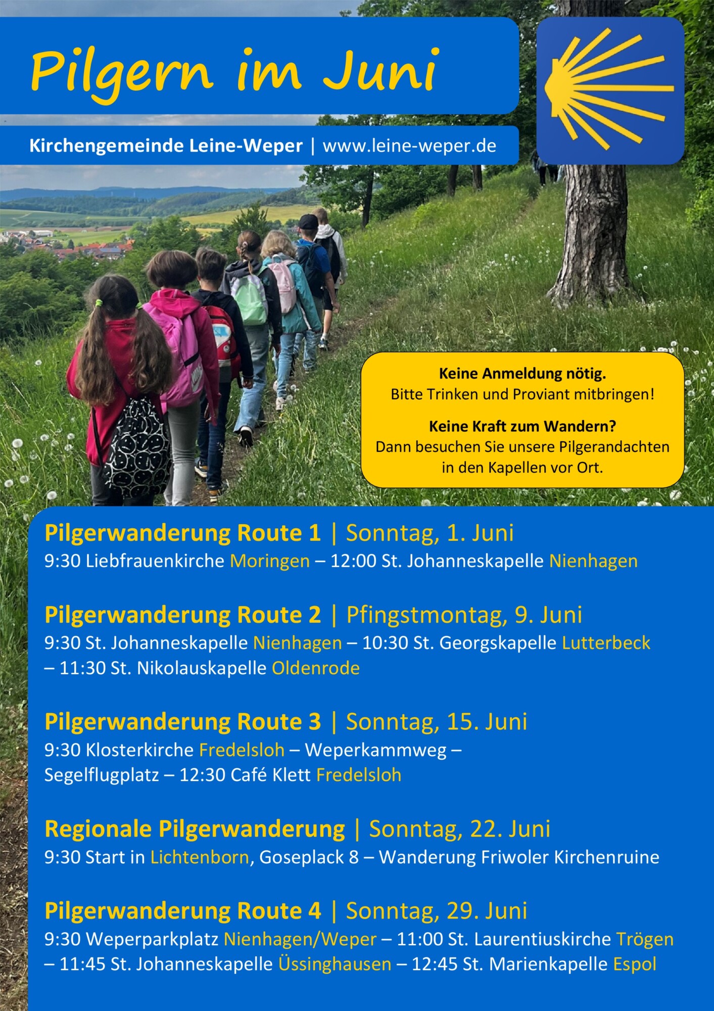 Pilgerandacht in Nienhagen