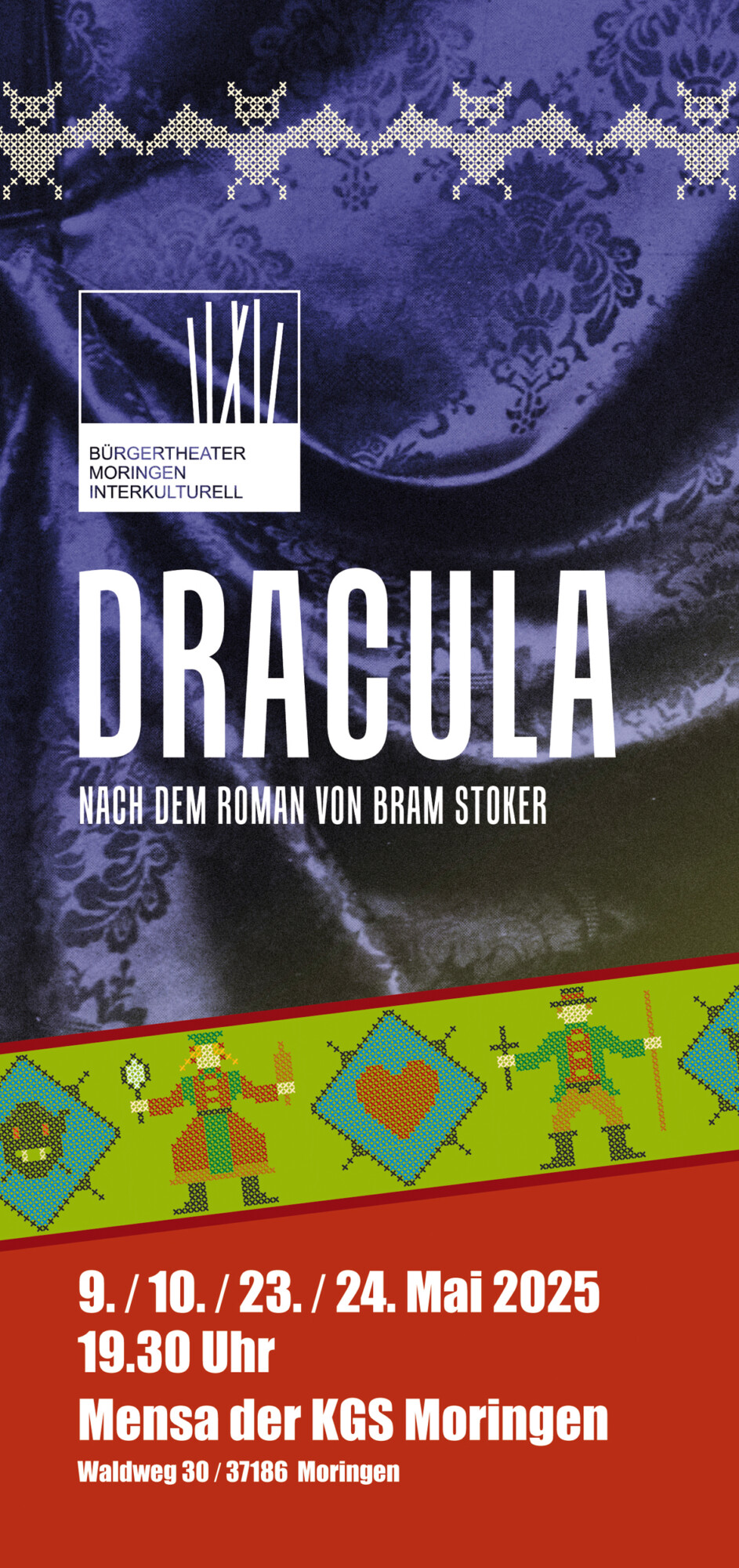 Das Bürgertheater interkulturell präsentiert das Theaterstück Dracula nach Bram Stoker