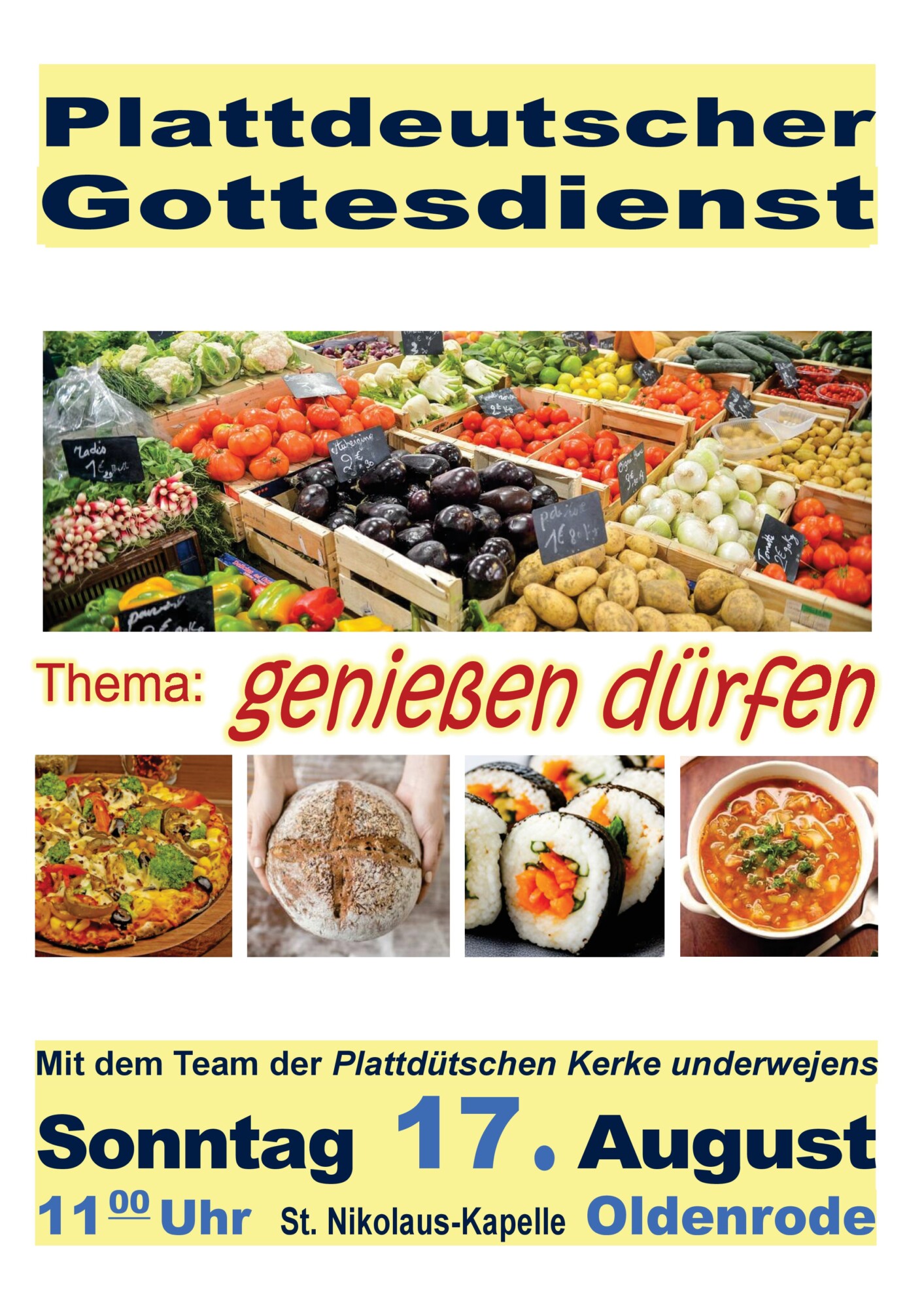 Plattdeutscher Gottesdienst
