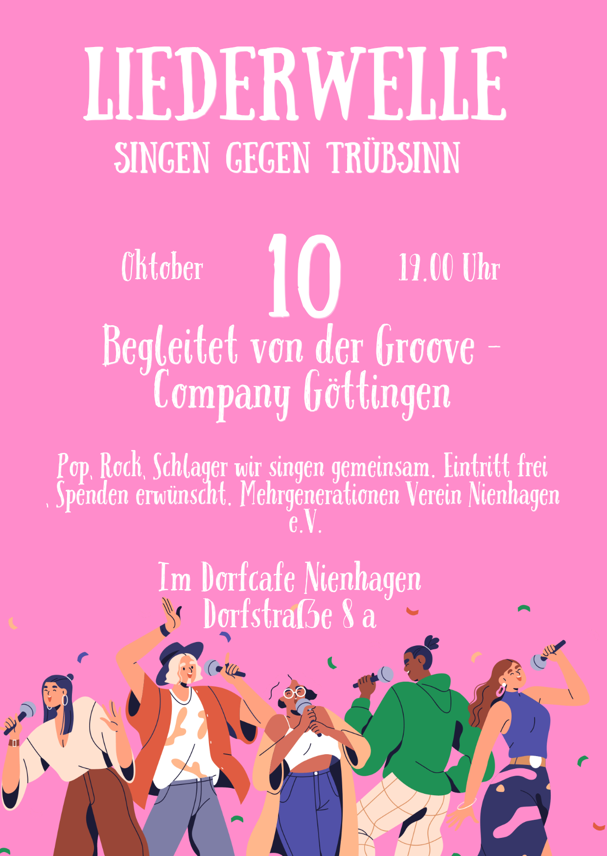 Liederwelle – Singen gegen Trübsinn!